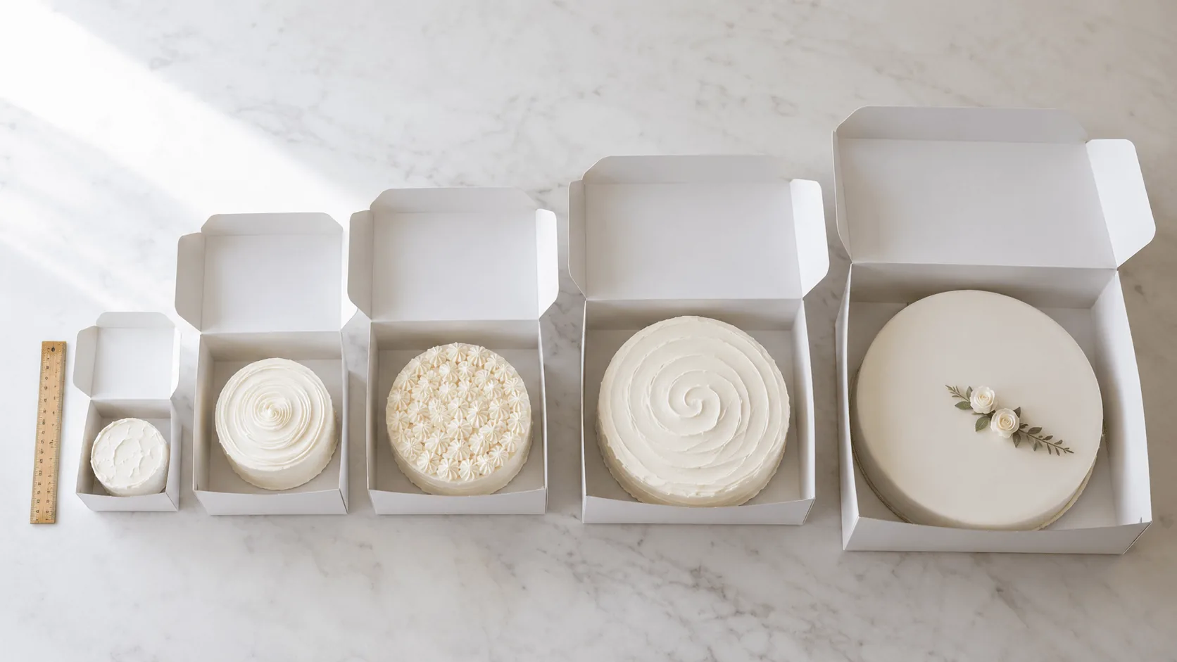 Cake Box Sizes: Choosing the Right Box for 6, 8, 10, 12, and 14-Inch Cakes