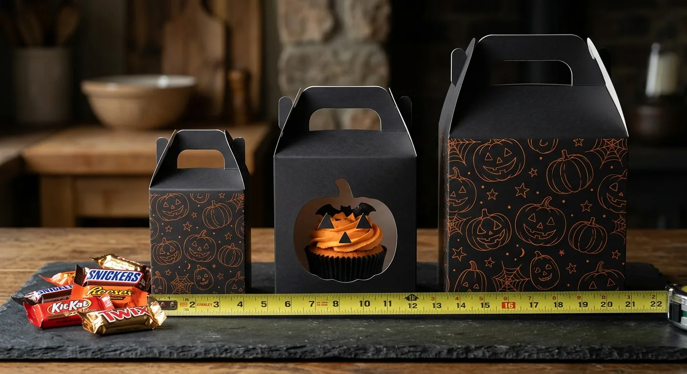 Halloween Gable Box Sizes: Handle Box Dimensions for Trick-or-Treat and Party Favors